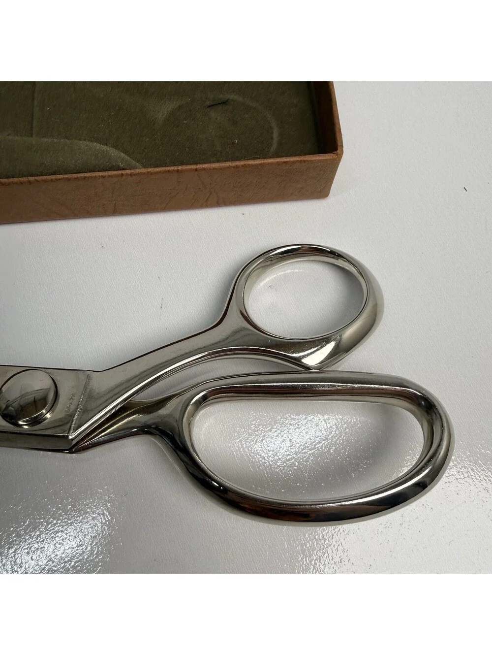 Vintage Gingher Pinking Shears Scissors G-7P Original Box 7-1/2